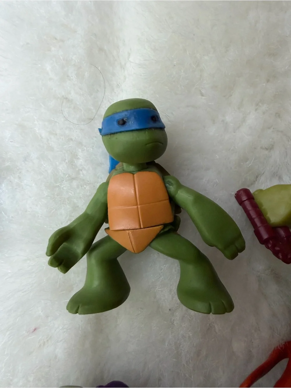 Teenage Mutant Ninja Turtle Lot including Raphael Skateboard 2003